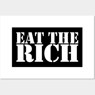 Eat The Rich, White Posters and Art